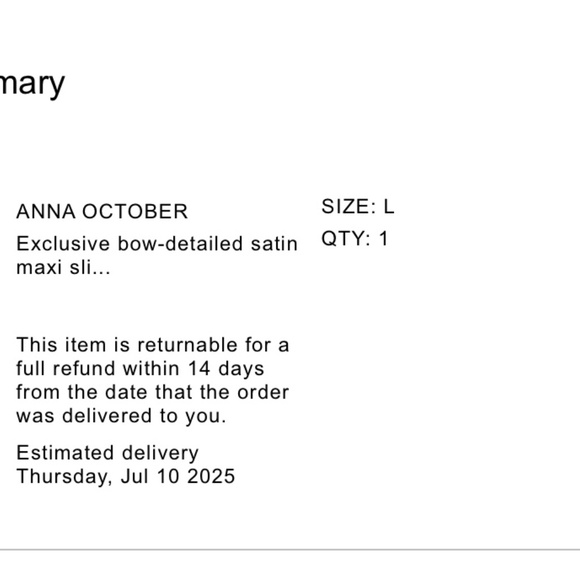 Anna October Pink Bow Dress - Picture 3 of 3